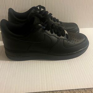 All black nike Air Force one